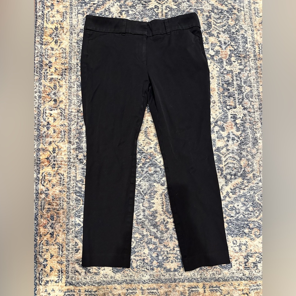 Loft Petite Modern Skinny Ankle Pant - Black